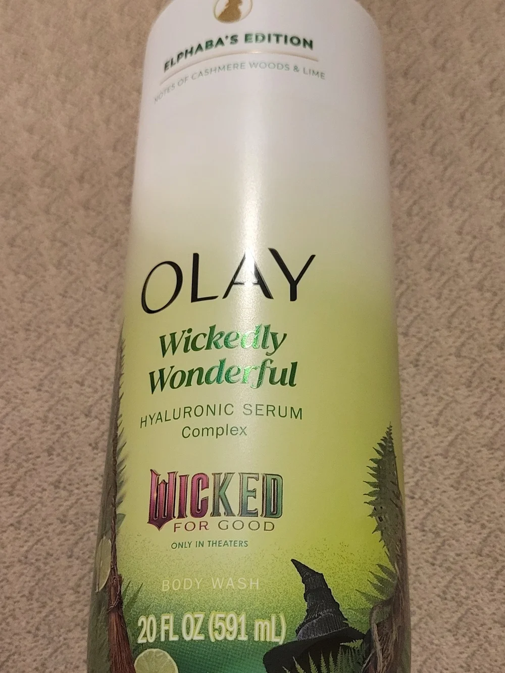 OLAY Wickedly Wonderful Body Wash - Green Gradient Packaging